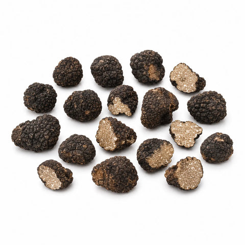 Trufas negras de verano pequeñas y cortadas frescas – Tuber aestivum grado C  