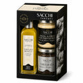 Gourmet Trio gift box containing Tartufata, white truffle Alfredo sauce and white truffle-flavoured olive oil