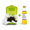 Kit básico de adiestramiento para perros con trufa, con material fresco con aroma a trufa negra y aceite de oliva con sabor a trufa blanca