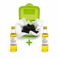 Kit Triple de Adiestramiento para Perros con Trufa con material de trufa negra fresca envasada al vacío y aceites de oliva con sabor a trufa blanca y negra