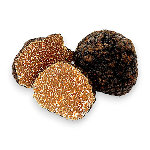 showing picture of fresh autumn truffle in text