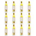 Botellas de Aceite de Oliva Extra Virgen con Trufa Blanca, tapas y etiquetas doradas, 250ml cada una